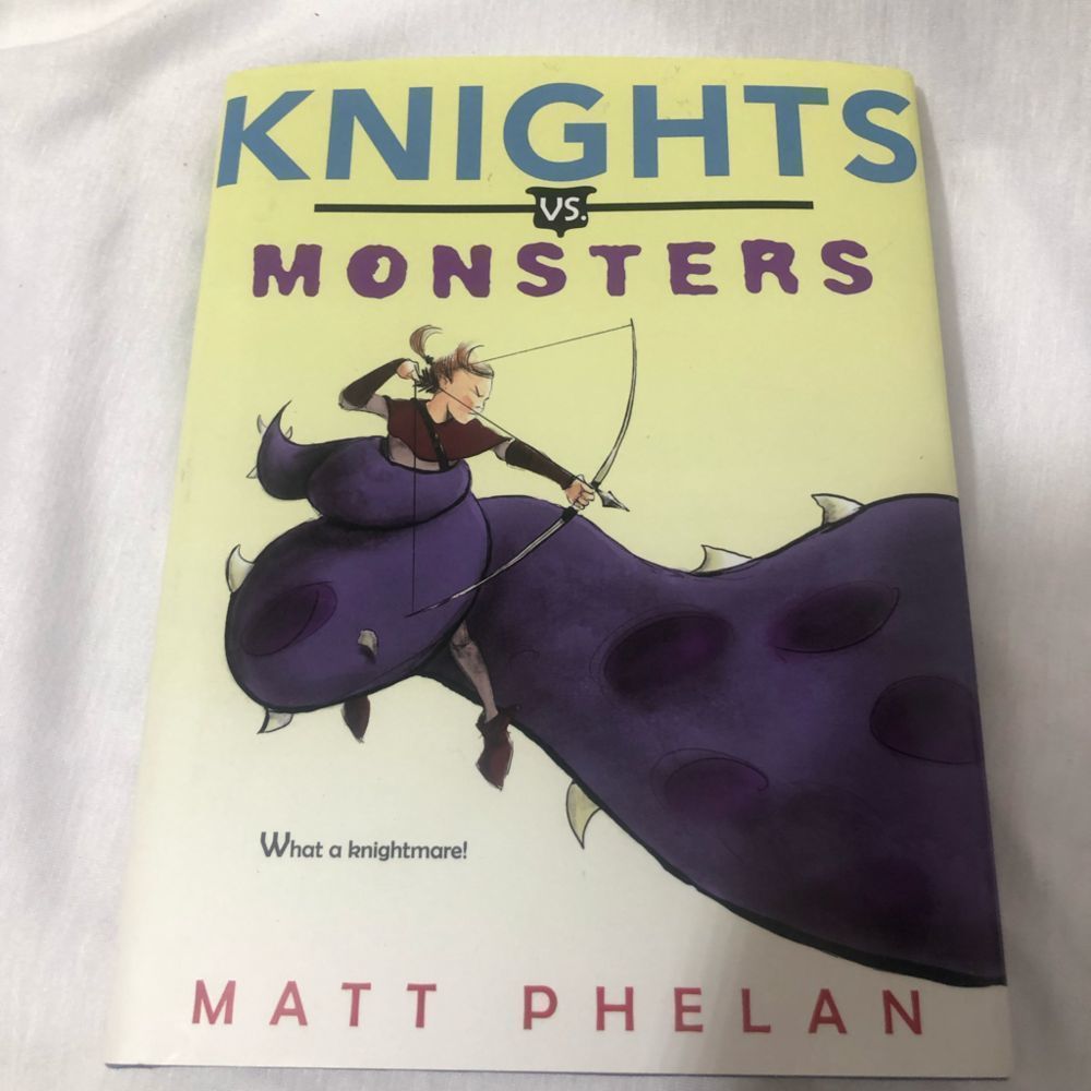 Knights VS Monsters hard back kids book